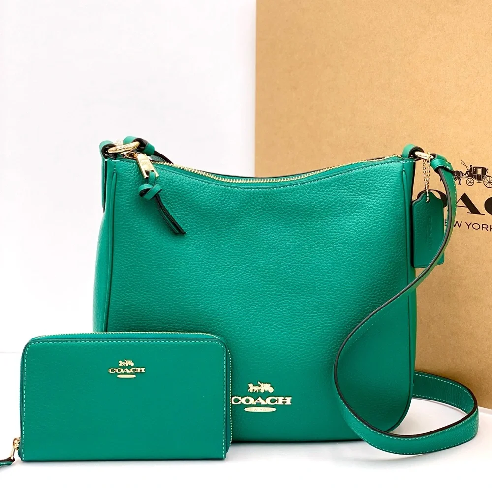 COACH Ellie File Bag Crossbody and Wallet Set - Picture 1 of 13